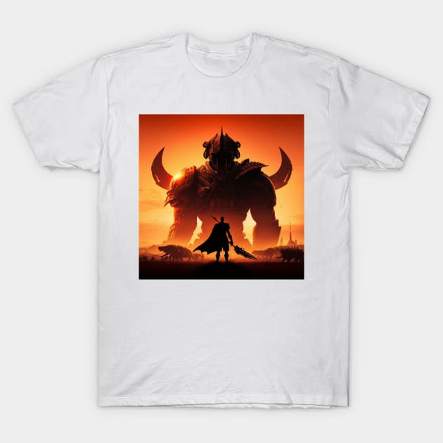 David vs Goliath T-Shirt by Newtaste-Store